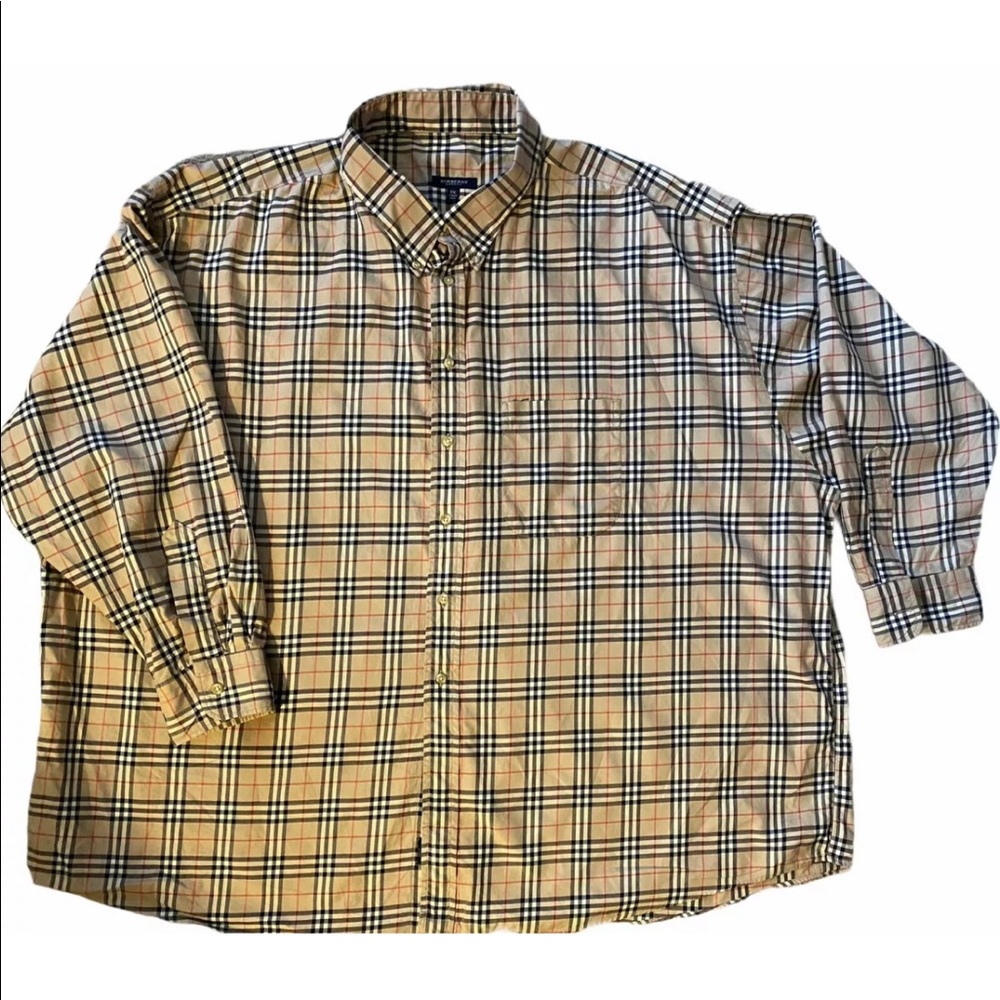 Gently used Burberry shirt big and tall